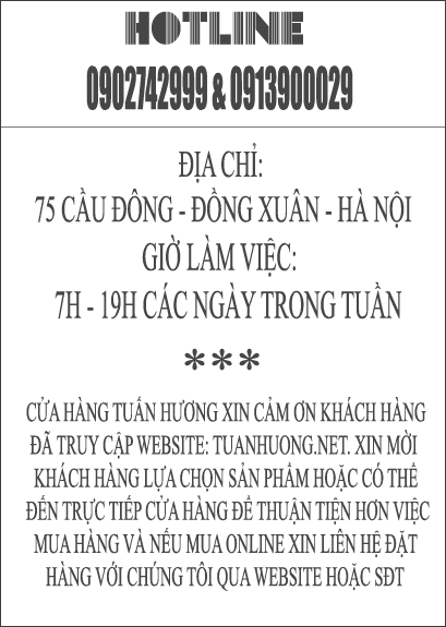 Tuấn Hương - 75 Cầu Đông- LIÊN HỆ 0902742999 